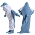 thumbnail image 1 of Soft Cozy Wearable Blanket Hoodie Onesie Sleeping Bag Cartoon Dolphin Onesie Costume Cosplay, 1 of 7
