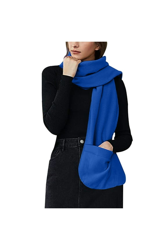 Soft Cozy Wrap Shawl for Women Warm Blanket Scarf with Large Front Pockets