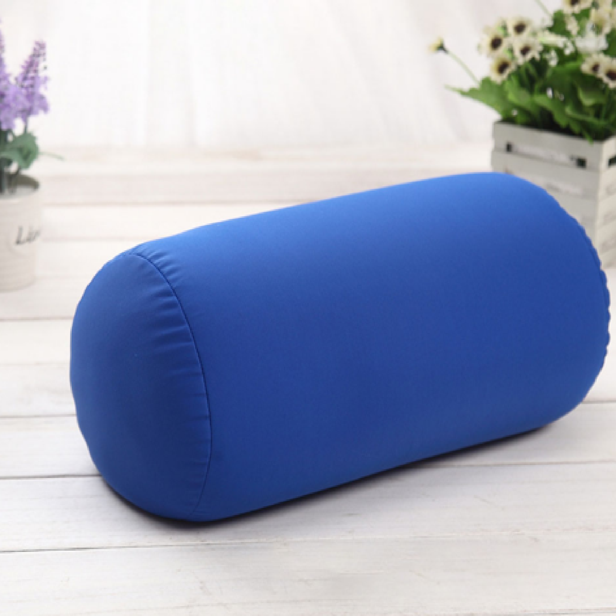 Soft Creative Pillows Roll Round Memory Foam Pillow Microbead Back