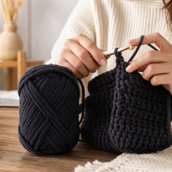 Soft Crochet Yarn Ball WYBXZ Chunky Knitting Yarn for Crochet Scarves ...