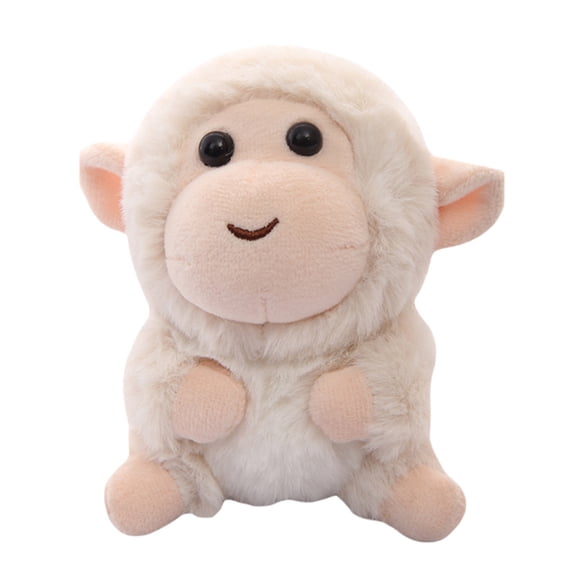 Soft Cuddly Monkey Toy for Kids Adorable Monkey Stuffed Animal with Indoor Use Safe Crafting Friendly Design, 8 cmx10 cm, White