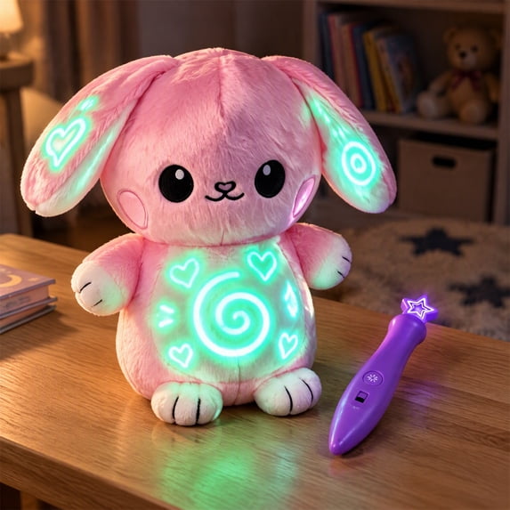 Soft and Cuddly Plush Toy for Kids Glow in the Dark Plush with Light ...