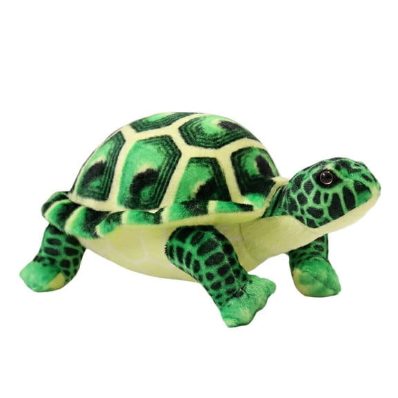 Soft Cuddly Turtle Stuffed Animal, Green Plush Toy for Kids, Super Soft Material with Cute Design for Toddlers, Sensory Play and Bedtime Comfort, Nursery Decor Gift for Boys and Girls