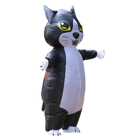 Cute Cat Shaped Inflatable Doll Costume Group Building Stage, Funny Doll Costume