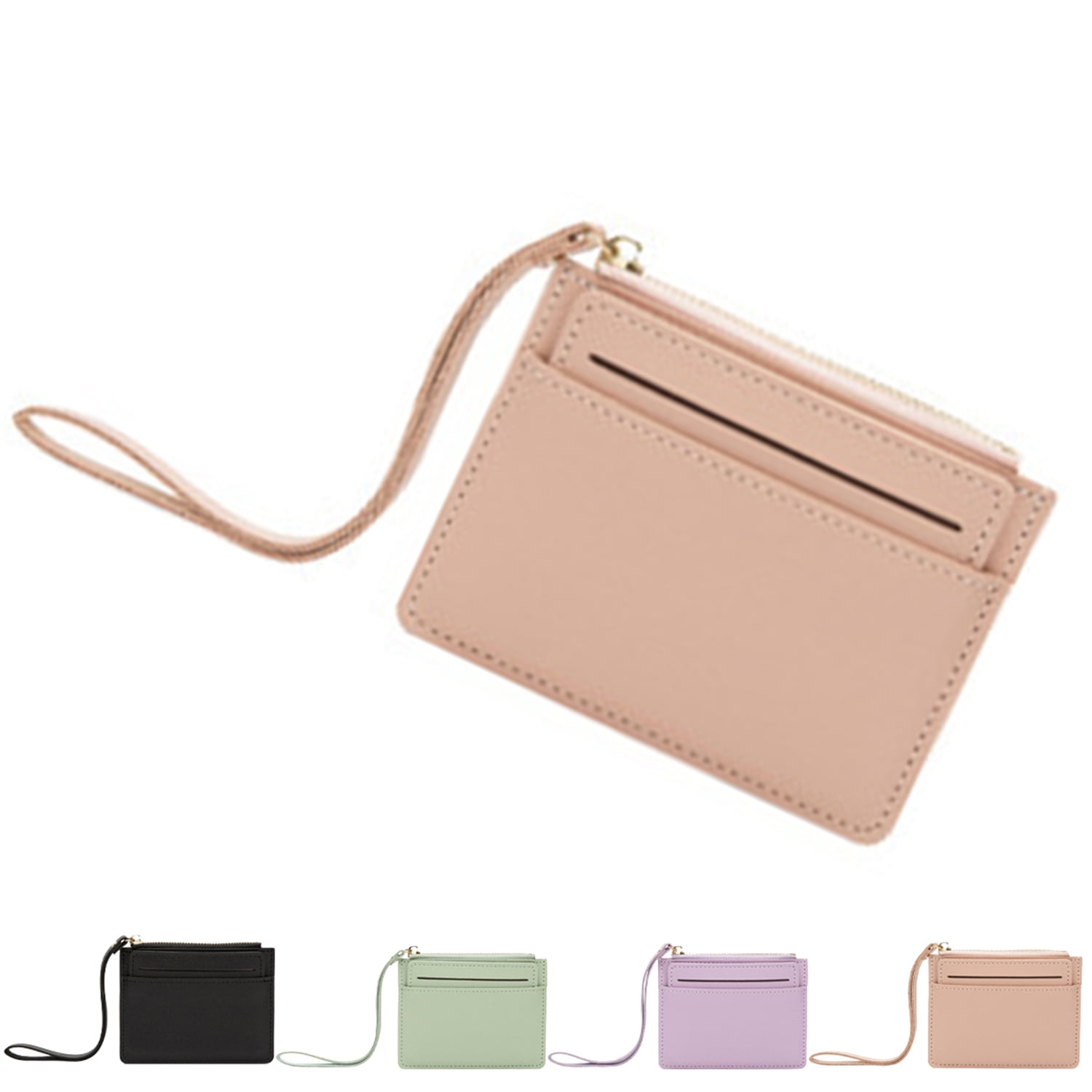 Soft Cute Women's Small Coin Wallet with RFID Protection (Pink
