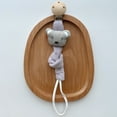 thumbnail image 1 of Soft Cute Wooden Pacifier Clip Great Christmas Halloween Thanksgiving New Year's Gift Nursery Supplies, 1 of 4