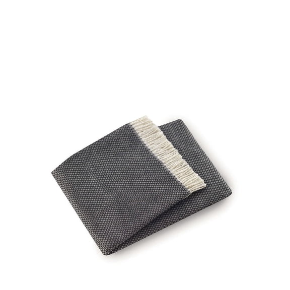 Soft Dark Gray Links Pattern Throw Blanket