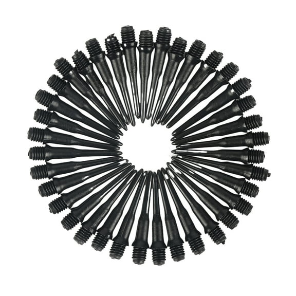 Soft Dart Tips, Plastic Short Soft Dart Tips, Pack of 100 Plastic Dart Tips Soft Dart Tips Arrows Accessories Dart Tips