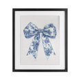 thumbnail image 1 of Stupell Industries Glam Soft Delicate Toile Bow Black Framed Print Under Glass, 17 x 21, by Lettered and Lined, 1 of 8