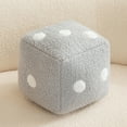 thumbnail image 1 of 20cm Dice Shaped Plush Pillow Soft Cube Cushion for Sofa Decor and Hugging, 1 of 8
