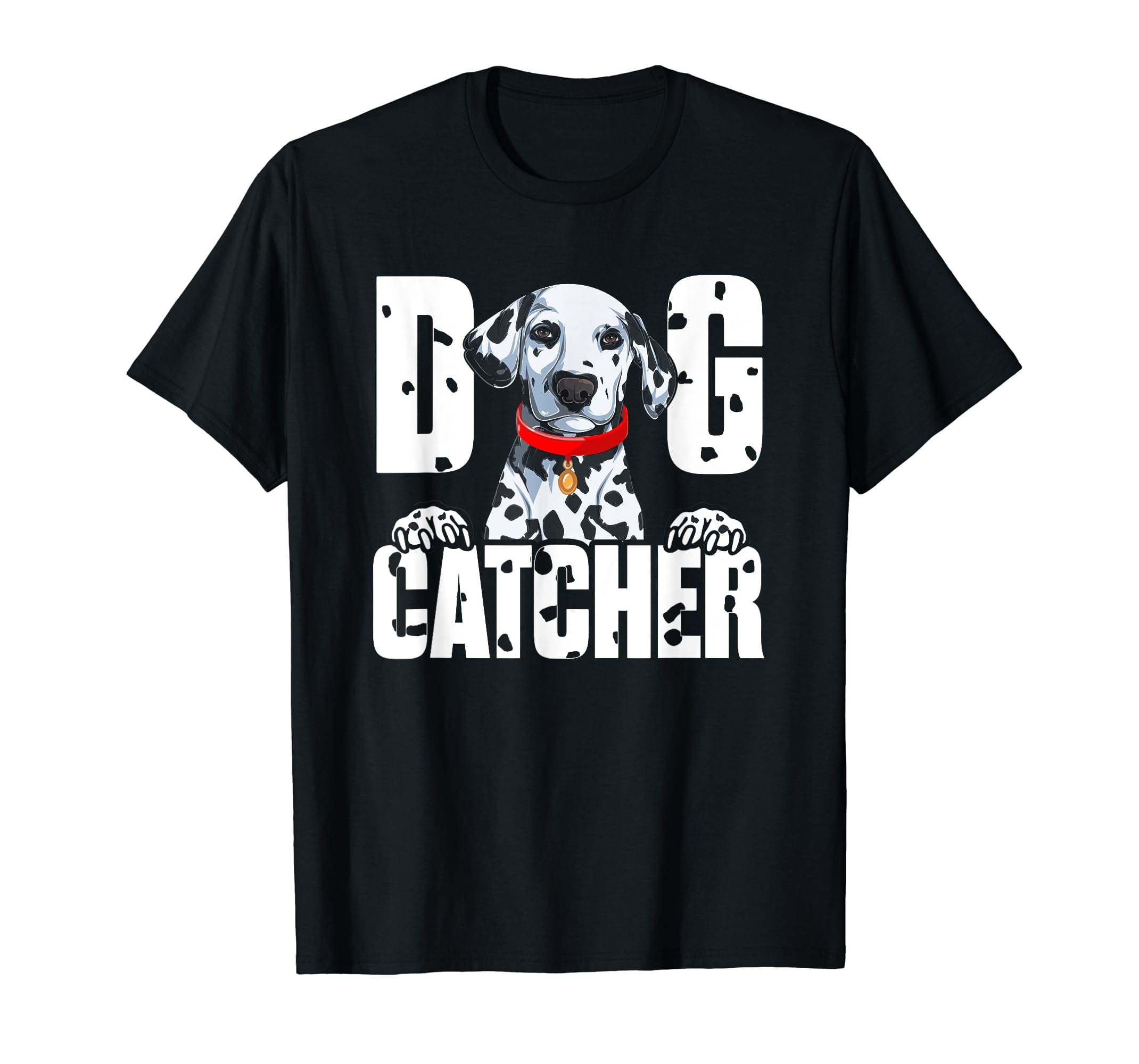 Soft Dog Catcher Costume Dalmatian Easy Family Costume TShirt