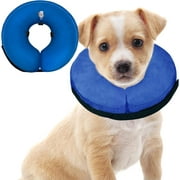 Soft Dog Cone Collar for Large Medium Small Dogs and Cats After Surgery, Inflatable Dog Neck Donut Collar, Inflatable Cat Cone Collar, E-Collar for Dogs Recovery, Dog Cones Alternative (M)