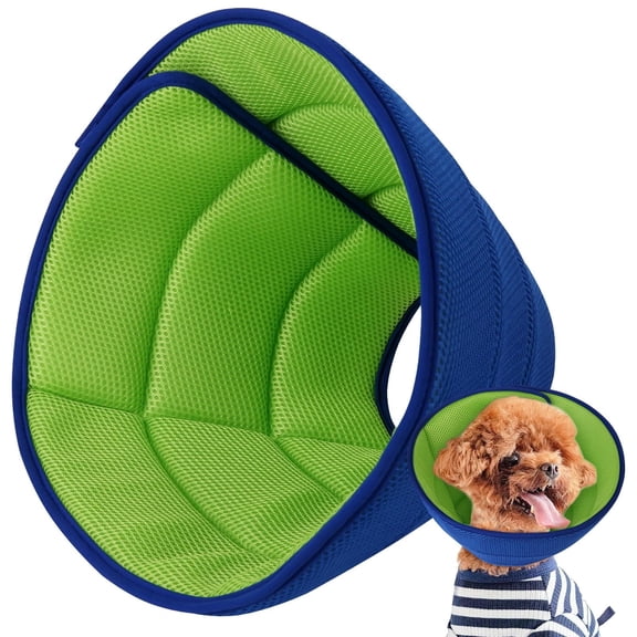 Soft Dog Cone Collar to Stop Licking After Surgery, Comfy Dog Cone Alternative for Large Medium Small Dogs/Cats, Adjustable Washable E-Collar for Spay Neuter Recovery and Neck Protection