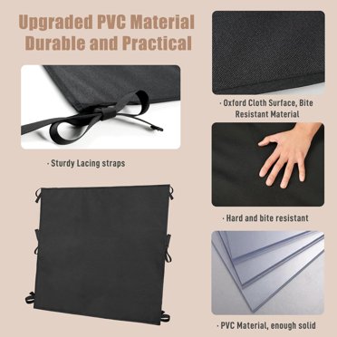 Image showcasing 42 Inch Folding Crate Pan - Dog Tray Plastic Accessories - Walmart.com