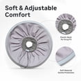 thumbnail image 1 of Soft Dog Donut Collar with Adjustable Drawstring Closure, Gray, for Dogs and Cats After Surgery, 1 of 4