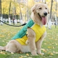 thumbnail image 1 of Soft Dog Jacket Vest For Winter, Thick Warm Reflective Dog Jacket, Dogs Winter Coat With Built Inside And Elastic Waist Design For Small Medium Large Dogs, Small Breeds Suitable, 1 of 7