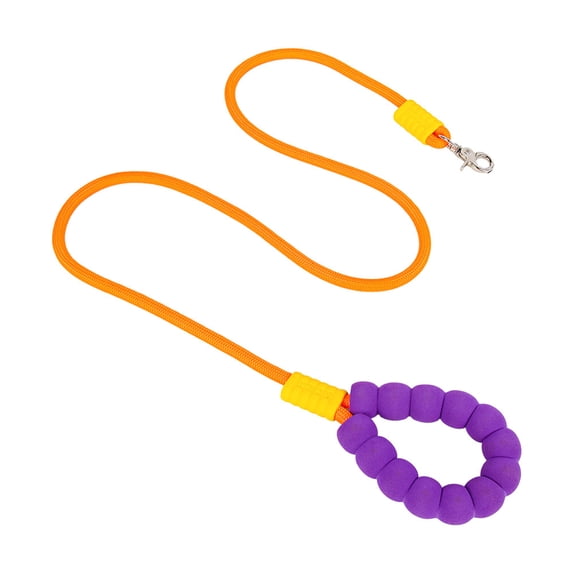Soft Dog Leash for Small Dogs, Cloud Bubble Cotton Pet Lead, Comfortable Puppy Walking Rope, Non Slip Anti Lost Leash for Daily Walk,Orange