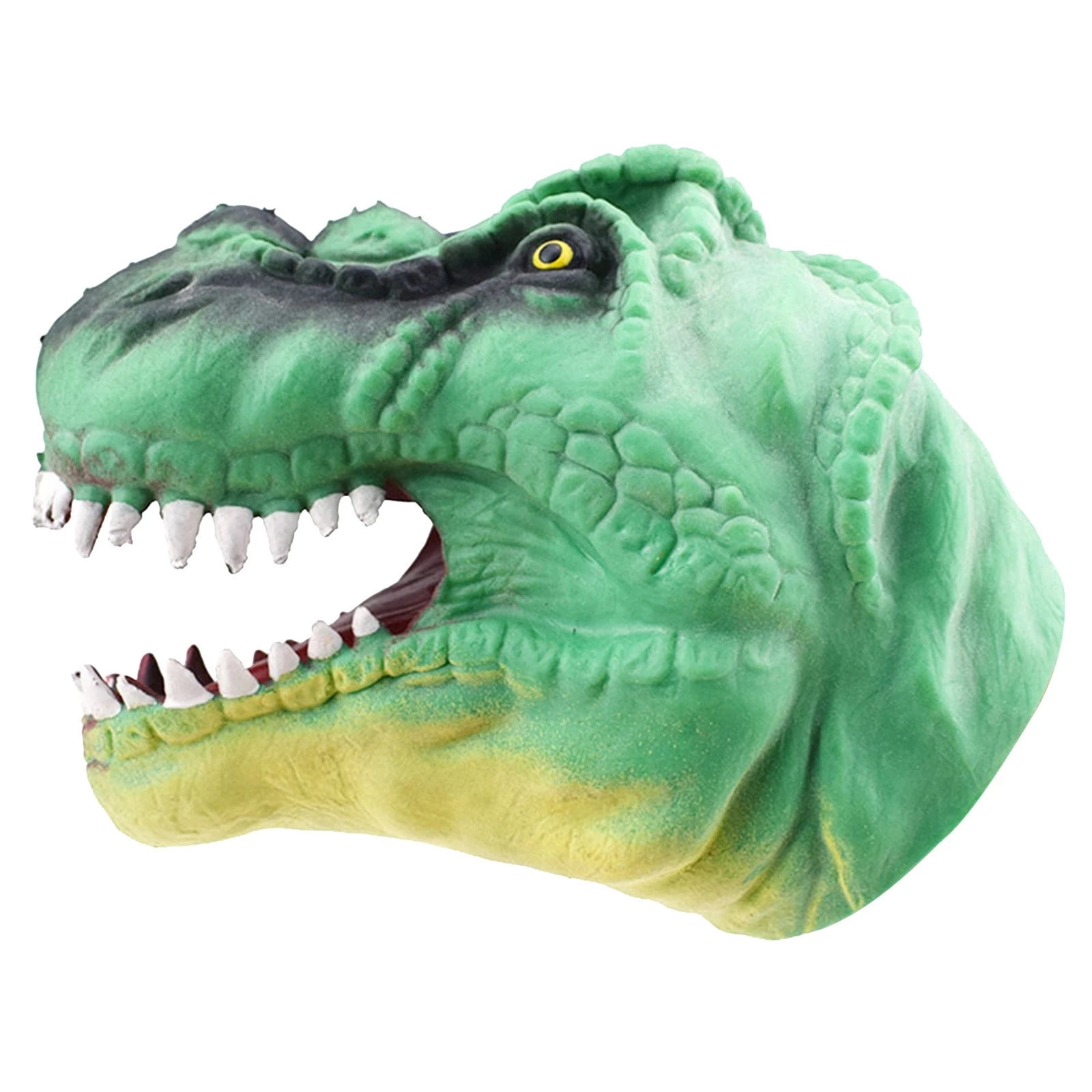 Soft Doll Dinosaure Hand Puppets Figure Rubber Realistic Head Animal