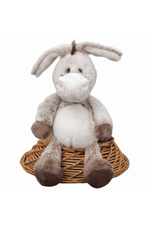 Soft Donkey Plush Stuffed Animal Toy, Cute Huggable Donkey Doll, Cozy Cuddle Companion, Healing Gift for Boyfriend Husband Anniversary Valentine’s or Birthday