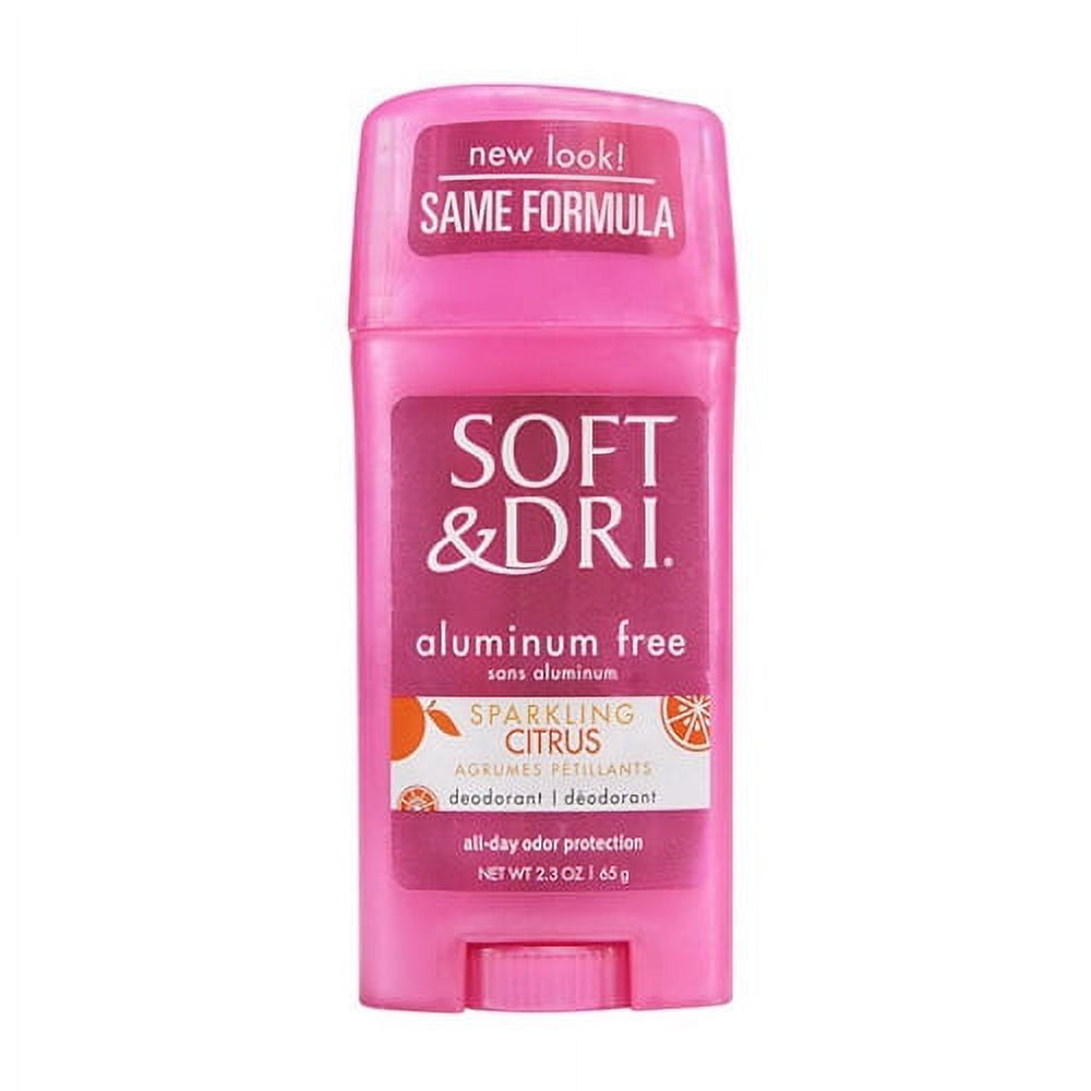Soft &amp; Dri, Soft And Dri Aluminum Free Body Deodorant, Sparkling Citrus ...