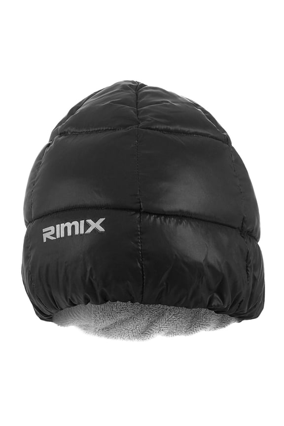Soft Duck Down Hat Beanie Warm Winter Thermal Insulated Headwear Black
