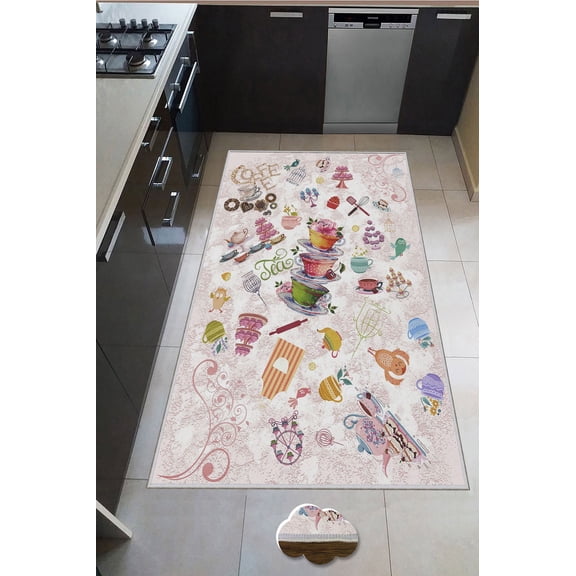 Soft & Durable Area Rug (23.6 x 39.4 inches), 100% Polyester, 650 g/m | Non-Slip PVC Dot Underside, 0.3 in Pile Height | Machine Washable, 3D Digital Print