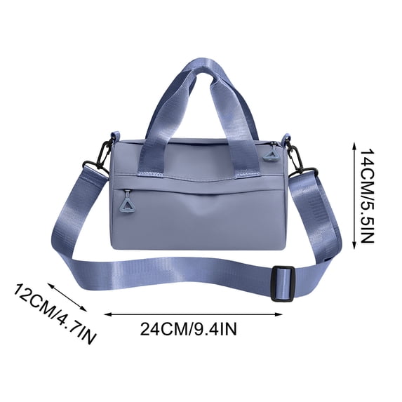 Soft Durable Cloth Mini Insulated Lunch Cool Bag With Smooth Zipper,Adjustable Detachable Shoulder Strap Large Capacity,Lightweight Portable Work School Outdoor Sports Fitness Picnic Tote Bag
