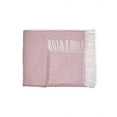 thumbnail image 1 of Soft Dusty Rose Links Pattern Throw Blanket, 1 of 5
