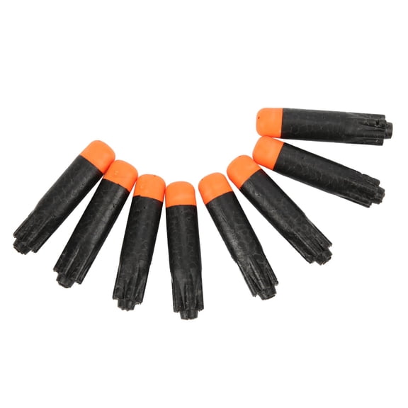Soft EVA Foam Replacement Darts Compatible With Ultra Series Blasters - 8 Pack Black