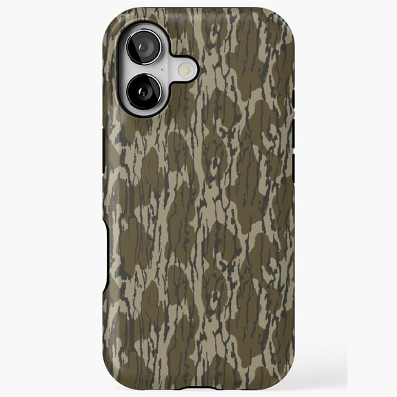 Soft Earth Bottomland Style Neutral Camo Case for iPhone 17 16 15 14 13 12 11 Pro Max