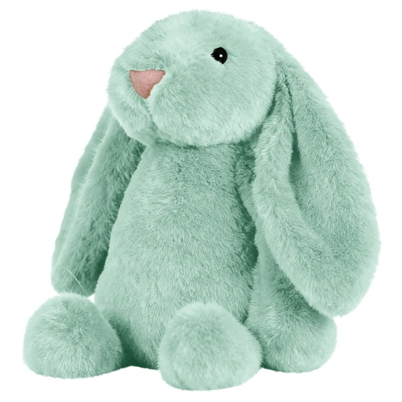 Kiewfjdk Soft Easter Bunny Plush Toy - Cute Stuffed Rabbit Animal | Fluffy Long-Ear Bunny for Kids, Bunny Stuffed Animal, Easter Decor & Nursery | Mint Green Colors (Perfect for Mother's Day Gifts)