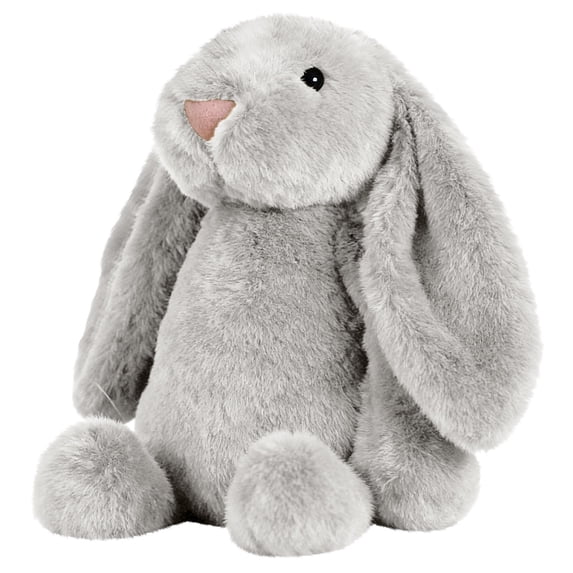 Kiewfjdk Soft Easter Bunny Plush Toy - Cute Stuffed Rabbit Animal | Fluffy Long-Ear Bunny for Kids, Bunny Stuffed Animal, Easter Decor & Nursery | Gray Colors (Perfect for Spring/Easter Gifts)