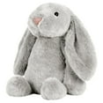 thumbnail image 1 of Kiewfjdk Soft Easter Bunny Plush Toy - Cute Stuffed Rabbit Animal | Fluffy Long-Ear Bunny for Kids, Bunny Stuffed Animal, Easter Decor & Nursery | Gray Colors (Perfect for Mother's Day Gifts), 1 of 9
