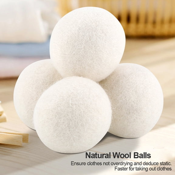 Soft Eco Drying Laundry Dryer Balls, Wool Balls , For No Wrinkles Clothes Dryer For Anti Static