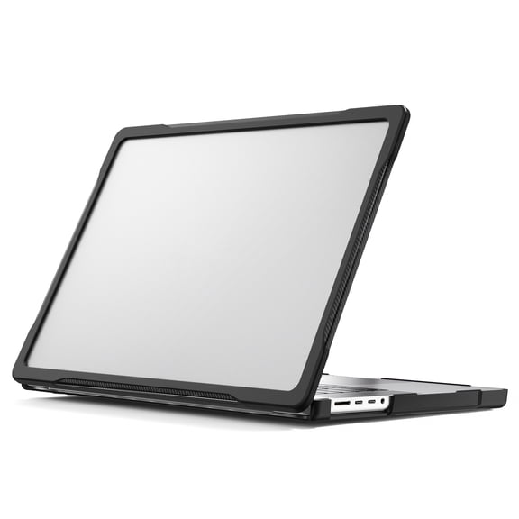 Soft Edge TPU PC Hybrid Semi-Transparent Protective Case for MacBook Pro 16 Inch M5 Pro 2026 A3428