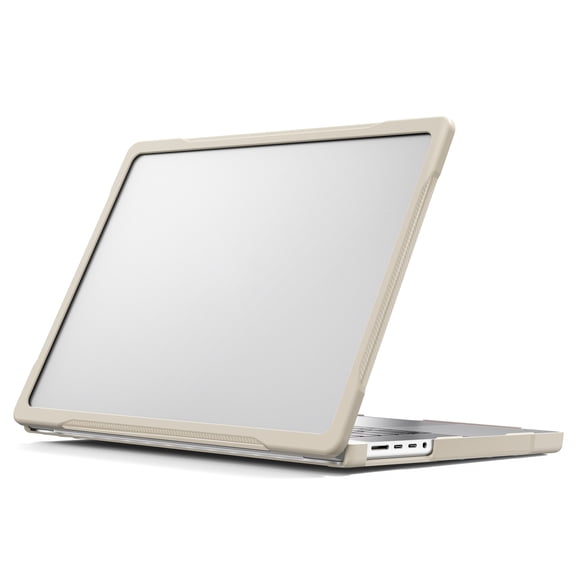 Soft Edge TPU PC Hybrid Semi-Transparent Protective Case for MacBook Pro 16 Inch M5 Pro 2026 A3428