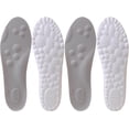 thumbnail image 1 of Soft Elastic Breathable Shoe Insoles, 4D Cloud Tech Super Soft Comfort Inserts with Memory Foam Arch Support, Anti-Fatigue & Shock Absorption for Foot Pain Relief, Cuttable, 1 of 9