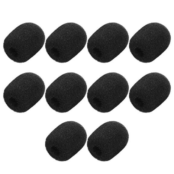 Soft Elastic Sponge Windscreen Strong Black Foams Microphone Shielding 10/20/50pcs Suitable for Microphones