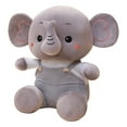 thumbnail image 1 of Soft Elephant Plush Stuffed Animal Doll Toy Pillow Decor Gift Home Decoration Nursery Accent 9.06 inch, 1 of 4