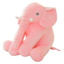 Soft Elephant Toy Cute Hugging Pillow Stuffed Animal for Kids Nursery Bedroom Comforting Sleep Companion Adorable