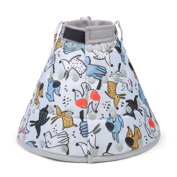Soft Elizabethan Collar for Dogs Adjustable Pet Recovery Cone After Spay Surgery Comfortable Neck Shield