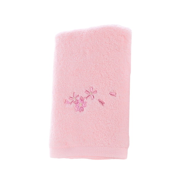 Soft Embroidered Towel,Lavender Bath Towels,Lavender Hand Towels,Lavender Hand Towels Purple Bathroom Decor,Cotton Soft Absorbent Spring Summer Decorative Hand Towels for Bathroom Kitchen,Pink1