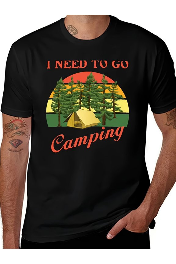 Soft Everyday Shirt for Hiking, Backpacking, Road Trips - Machine Washable Casual Top, Naturethemed Design, Hiking Apparel, Fun Print Top, Durable Material, Short Sleeve Top, Sports Fans