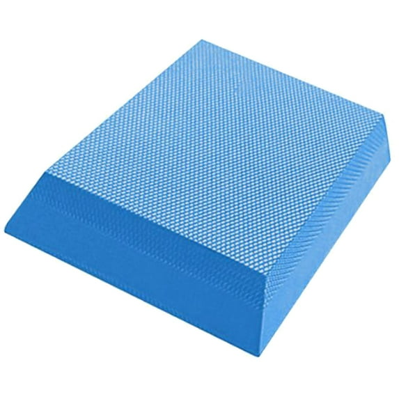 Soft Exercise Balance Mat, Foam Brick Stability Trainer Pad Knee Pad TPE Equipment, Cushion for Training Gym Fitness Indoor Blue