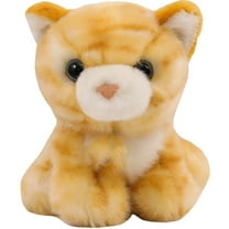 Soft Fabric Animal Floral Cat Plush Doll Realistic Simulation Pillow Stuffed Animal Soothing Decor Cute Kitten Gift Soft Fabric Home Accent Cute Cat Gift