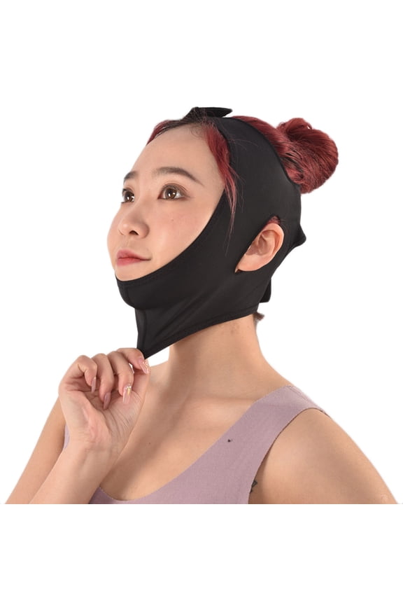 Soft Fabric Face and Neck Support Wrap - Adjustable Stretchy Headband, Breathable Lightweight Comfortable Design, Daily Use Chin Support, Skin Friendly Soft Band, Reusable and Washable 1PC*1