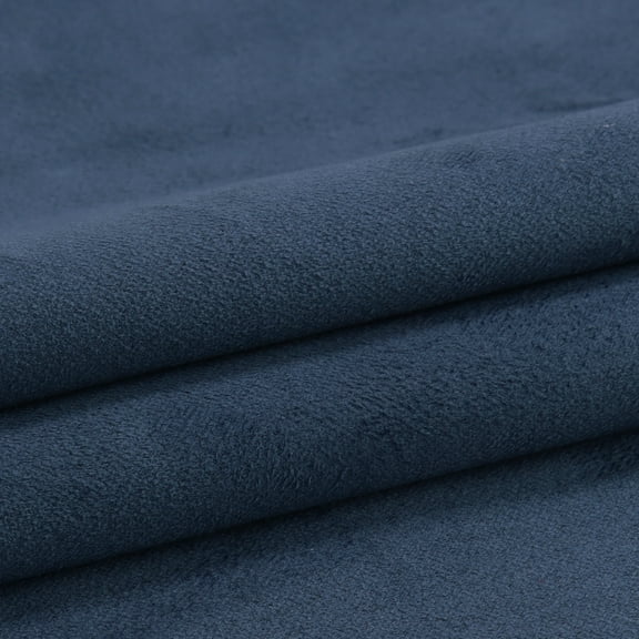 Soft Faux Suede Fabric Upholstery Fabric Double-Sided Microsuede for Cushion,Sofa,Tablecloth,Curtains,Seats Sew Fabric Blue 18inch x 60inch