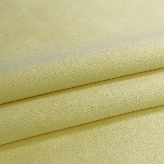 Soft Faux Suede Fabric Upholstery Fabric Double-Sided Microsuede for Cushion,Sofa,Tablecloth,Curtains,Seats Sew Fabric Yellow 18inch x 60inch