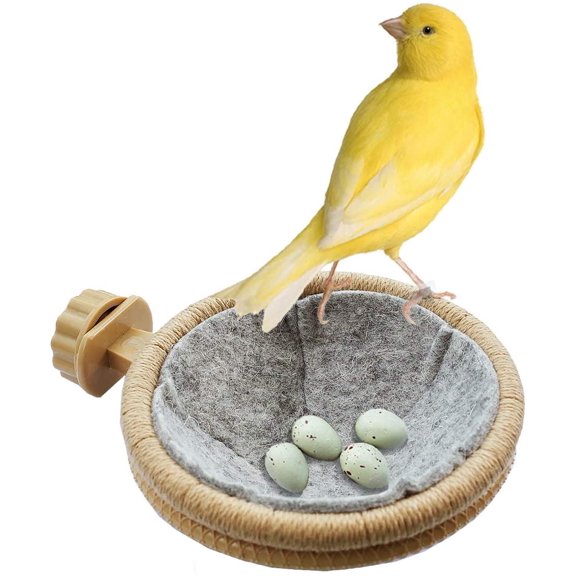 Soft Felt Bird Nest 4.5 Comfortable Roosting & Hatching Nest for Canary Finch Parrot Pet Birds