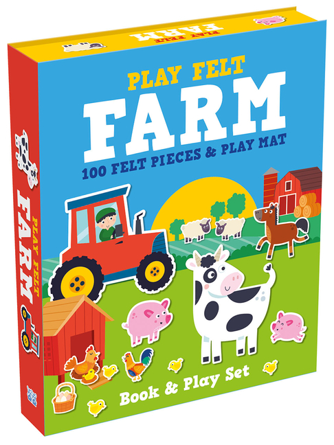 Soft Felt Play Mat & Book Play Felt Farm, (Paperback)